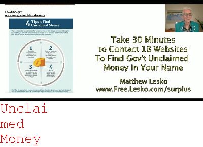 unclaimed Maine Money